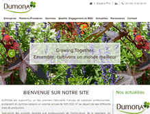 Tablet Screenshot of dumona.com